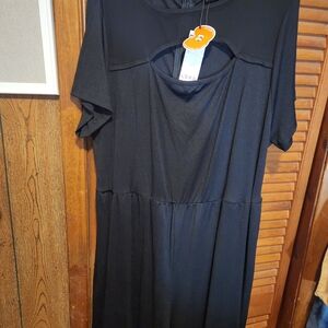 Cider Black Cutout Dress